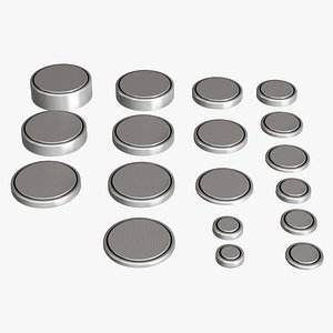 3D batteries cr set