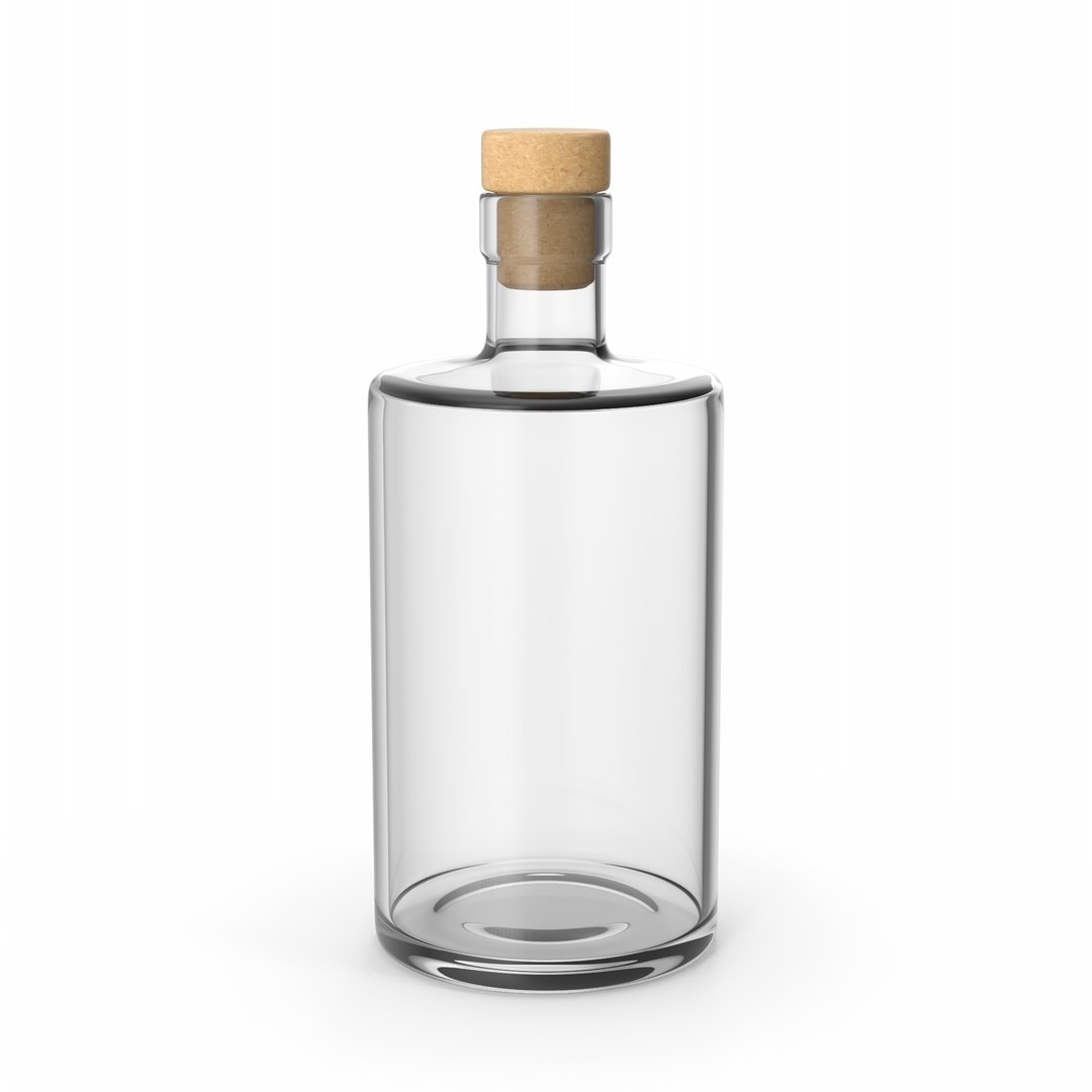 Empty Glass Bottle 3D model - TurboSquid 1902098