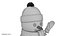 snowman snow 3D model