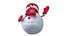 snowman snow 3D model