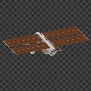 Space Station Freedom Option C 3D