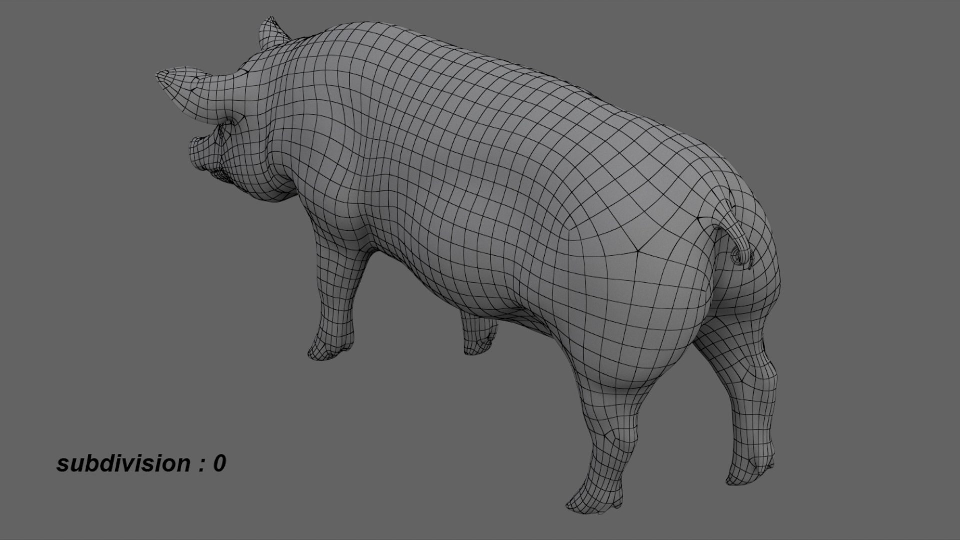 3D Pig Rigged 3D Model - TurboSquid 2424375