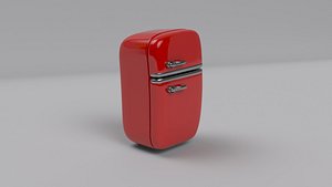 cartoon style fridge animate 3D