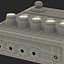 guitar stereo delay pedal 3d max