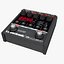 guitar stereo delay pedal 3d max