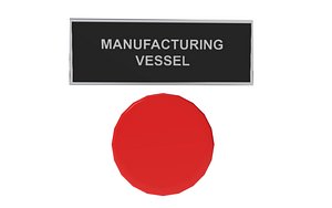 3D model Manufactruing Vassel Button