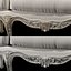 3D model classical sofa and armchair set