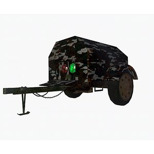 Low-poly Military Generator