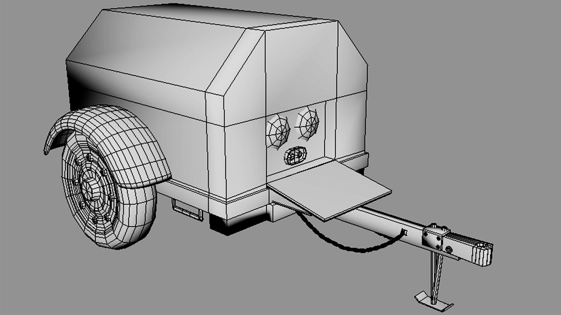 Free Low-poly Military Generator 3D - TurboSquid 2262966