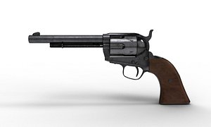 3D model old west gun
