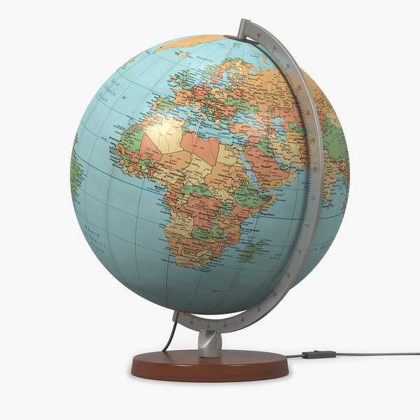 globe lamp 3d model