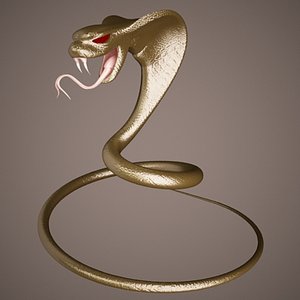 Snake Cane Topper | 3D Print Model