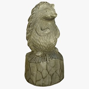 3D Wooden Hedgehog