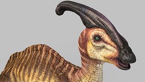 3D parasaurolophus model