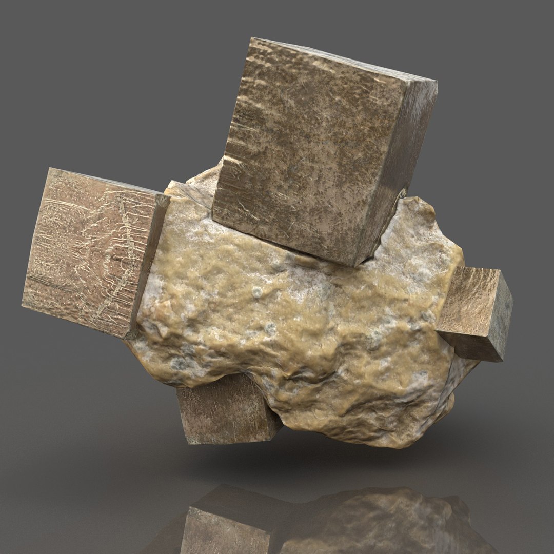 3D Pyrite Gemstone 3d Model - TurboSquid 1948346