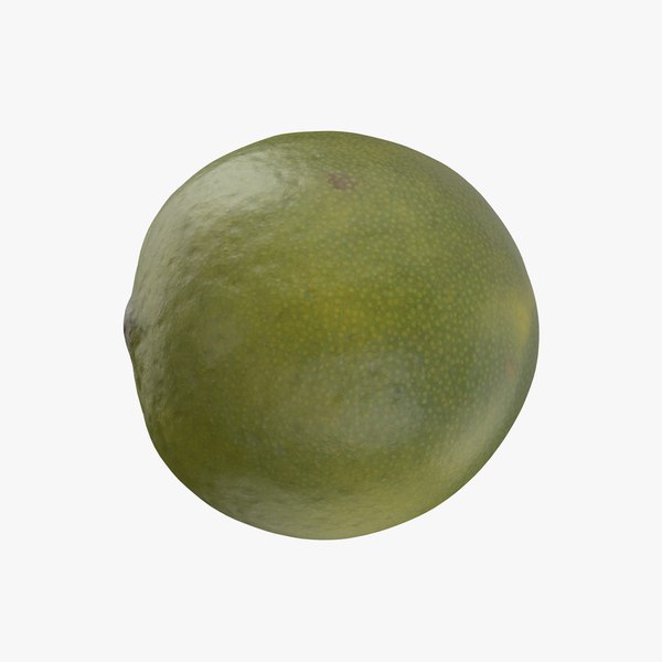 lime fruit food 3D model