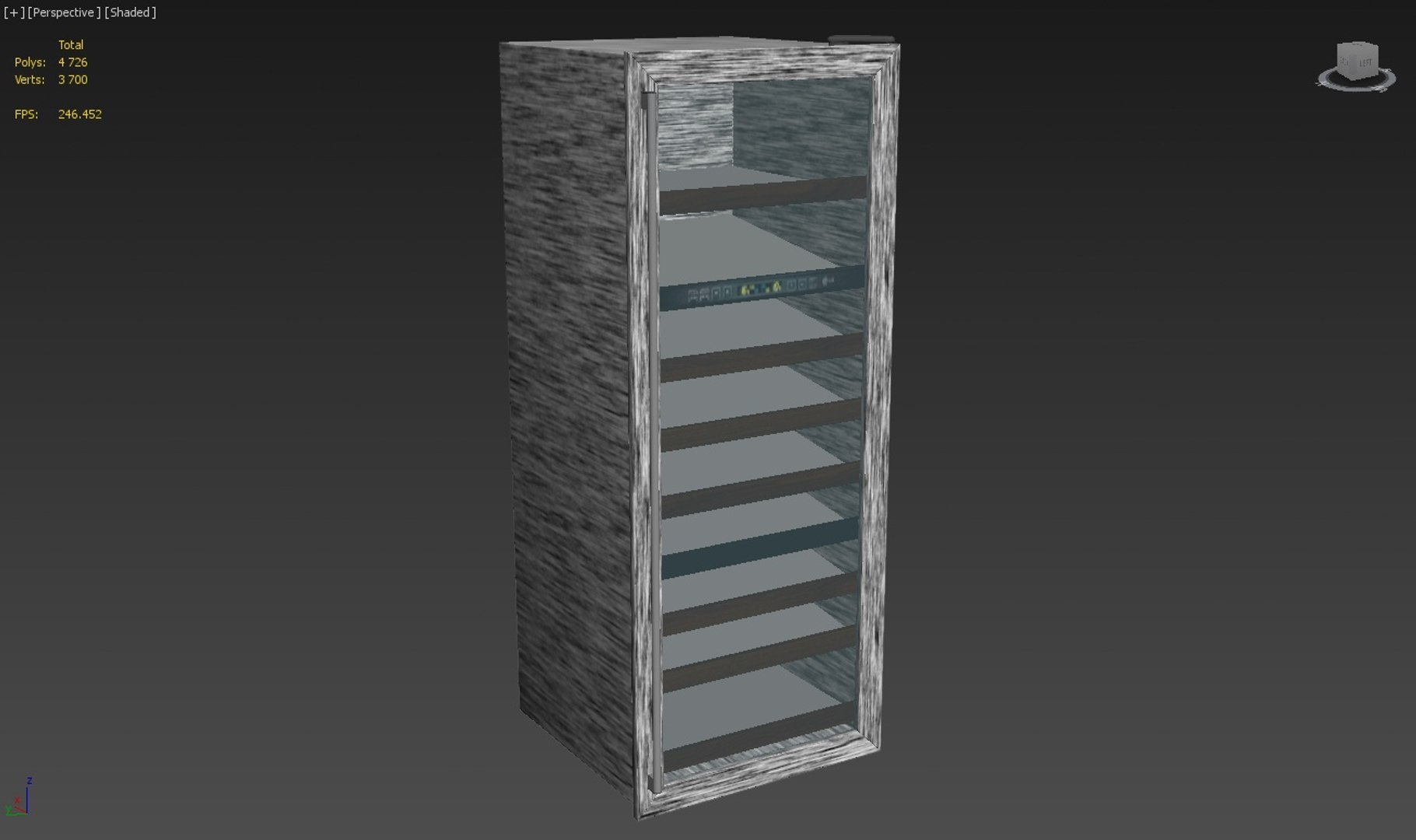 wine cooler 3d max