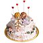 3D Valentines-day-cake-2019-Corona model