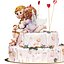 3D Valentines-day-cake-2019-Corona model