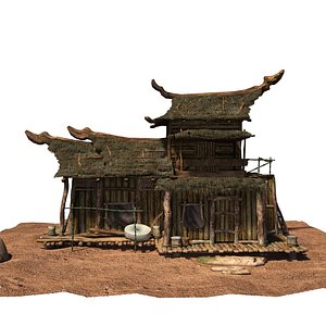 wood house 3d model