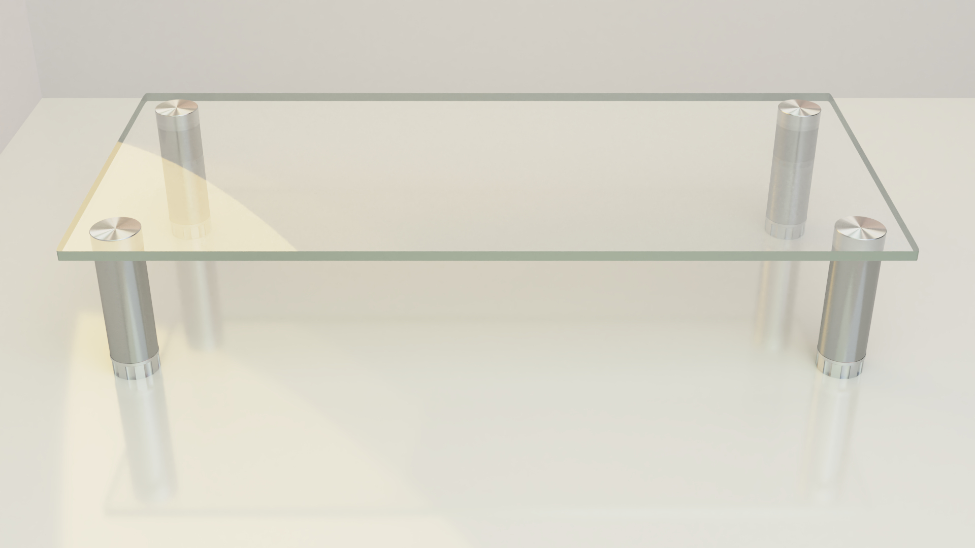 Free 3D Simple Glass Table Model - TurboSquid 1636556