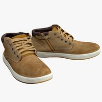 Beige Suede Sneakers