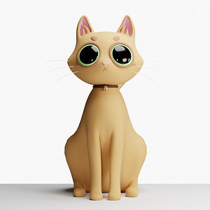 3D model Orange Cat