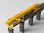 Large Bridge Launching Gantry Crane 3D Model