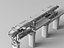 Large Bridge Launching Gantry Crane 3D Model