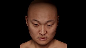 Retopologized Head scan Dokuro Konyo 3D model