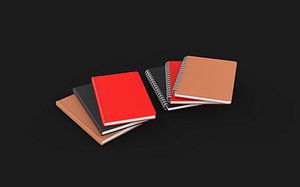 note book 3D model