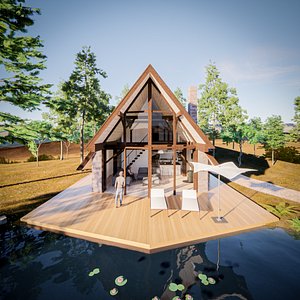 lake house 2 3D model