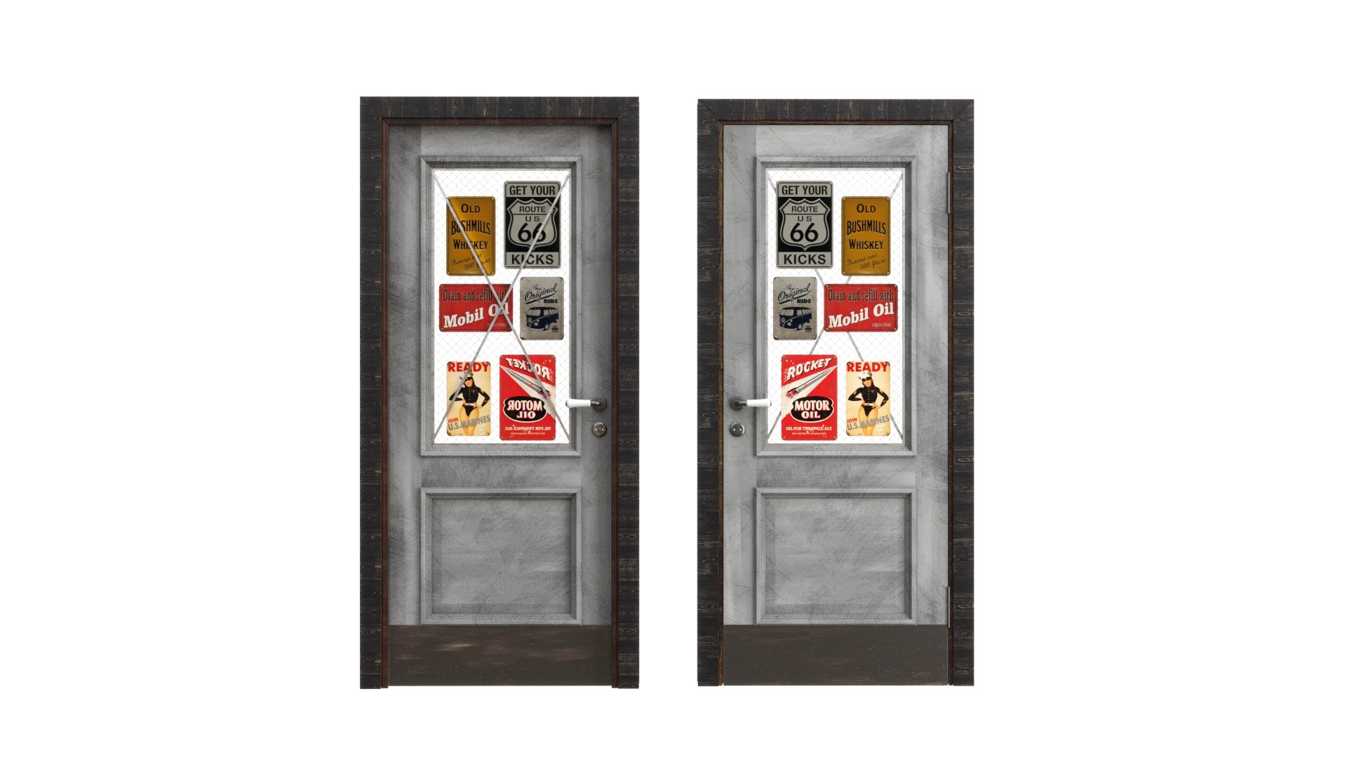 Doors Brothers DOOR LOFT 2 3D model TurboSquid 1873819