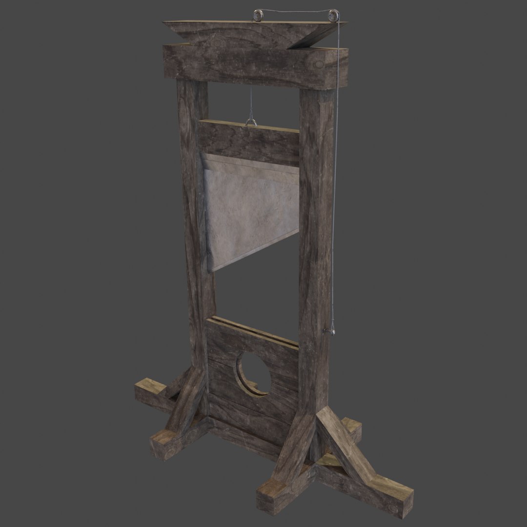 Guillotine 3D Model - TurboSquid 2148620