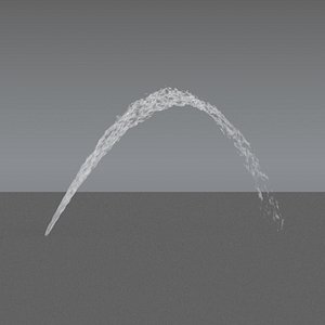 Water fountain 07 - Animated 3D model