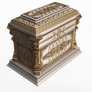 Chest 07 White 3D model