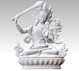 3D manjusri bodhisattva
