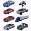 インテリアとシャーシを備えたフルテスラ2020車両ラインナップ