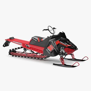 Snowmobile Polaris Red
