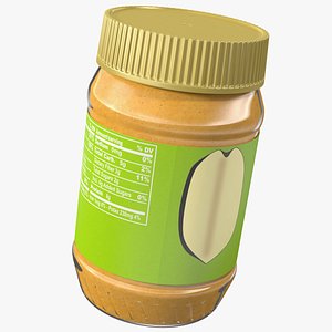 Creamy Peanut Butter 3D model