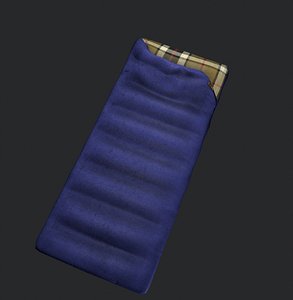 sleeping bag unrolled 3d 3ds