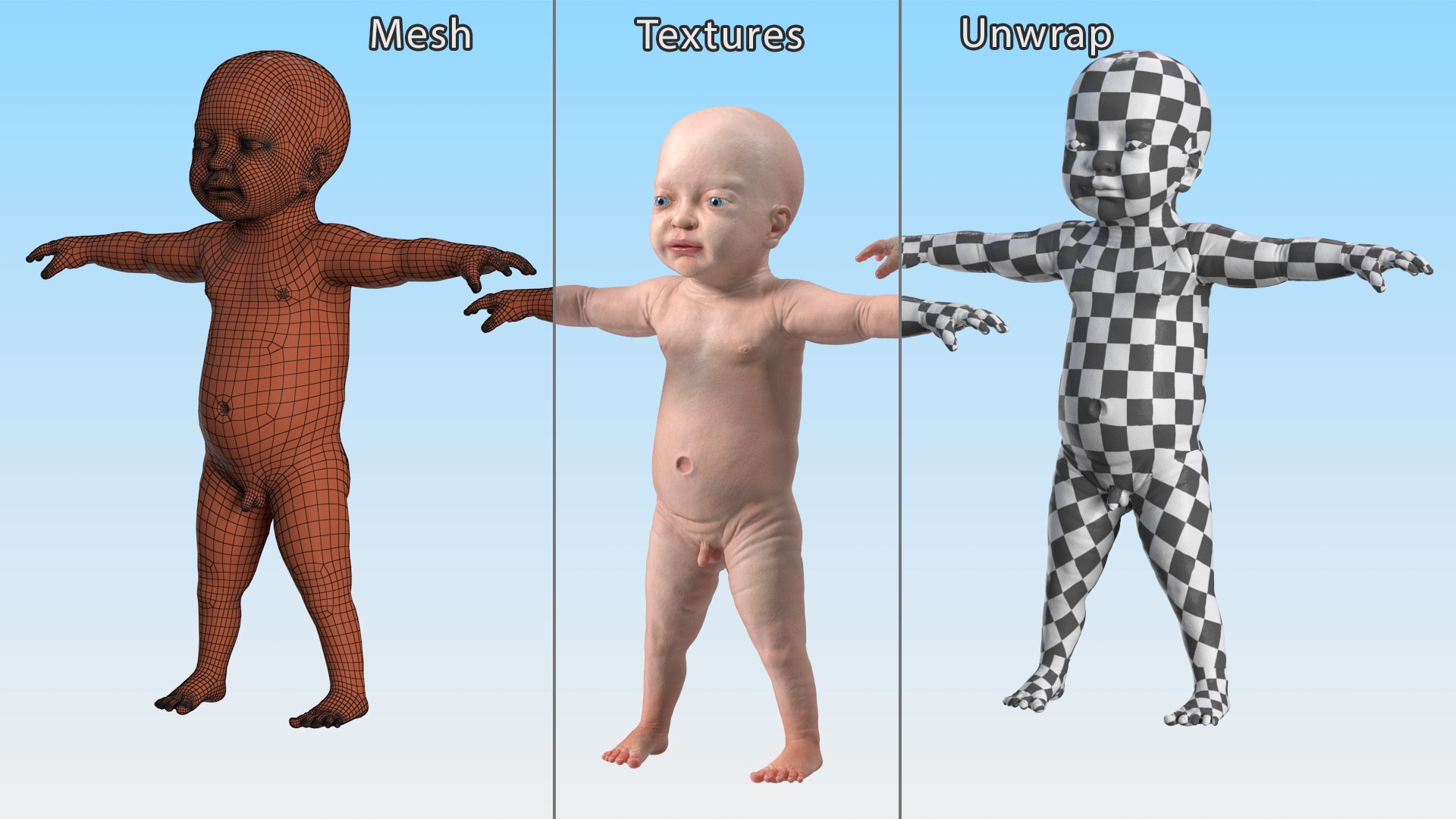 8 Month Baby Boy T-Pose 3D model https://p.turbosquid.com/ts-thumb/m3/2qWC6R/Bj/8monthbabyboytposevray3dmodel020/jpg/1693823934/1920x1080/fit_q87/4e097123f6b9a800067b748c7b6d8c604b33e373/8monthbabyboytposevray3dmodel020.jpg
