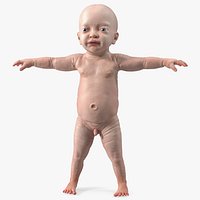 8 Month Baby Boy T-Pose
