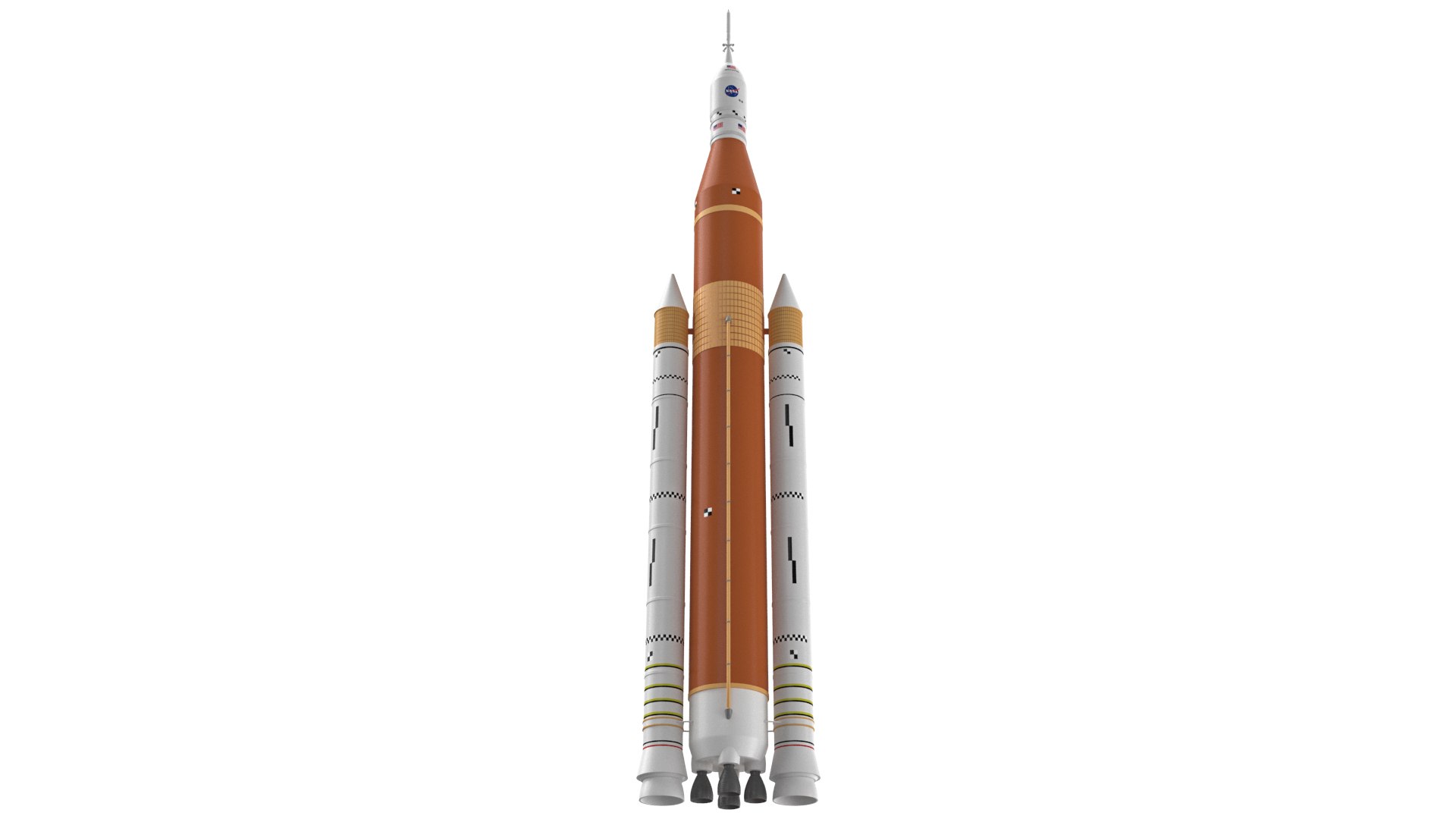 Sls Block 1 Rocket 3D Model - TurboSquid 1465892
