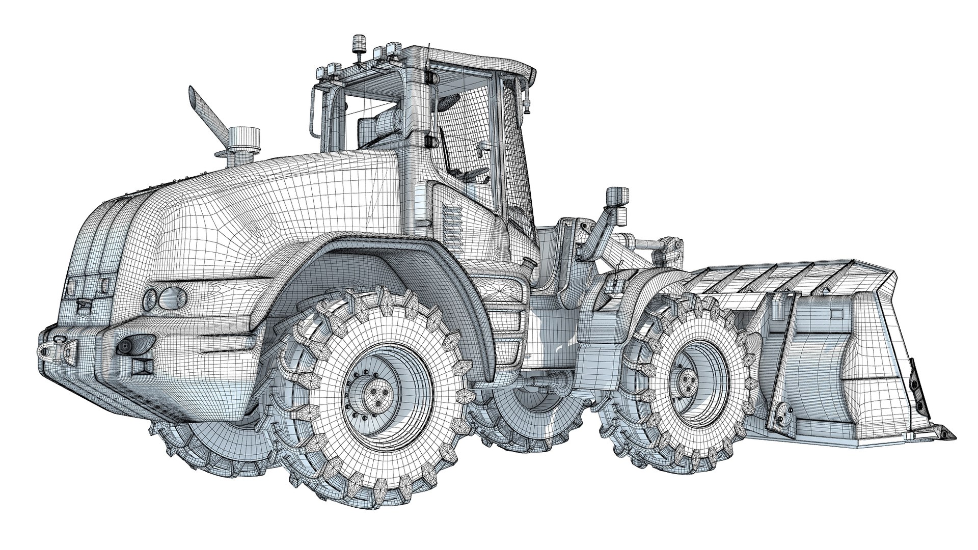 Wheel load loader 3D model - TurboSquid 1673299