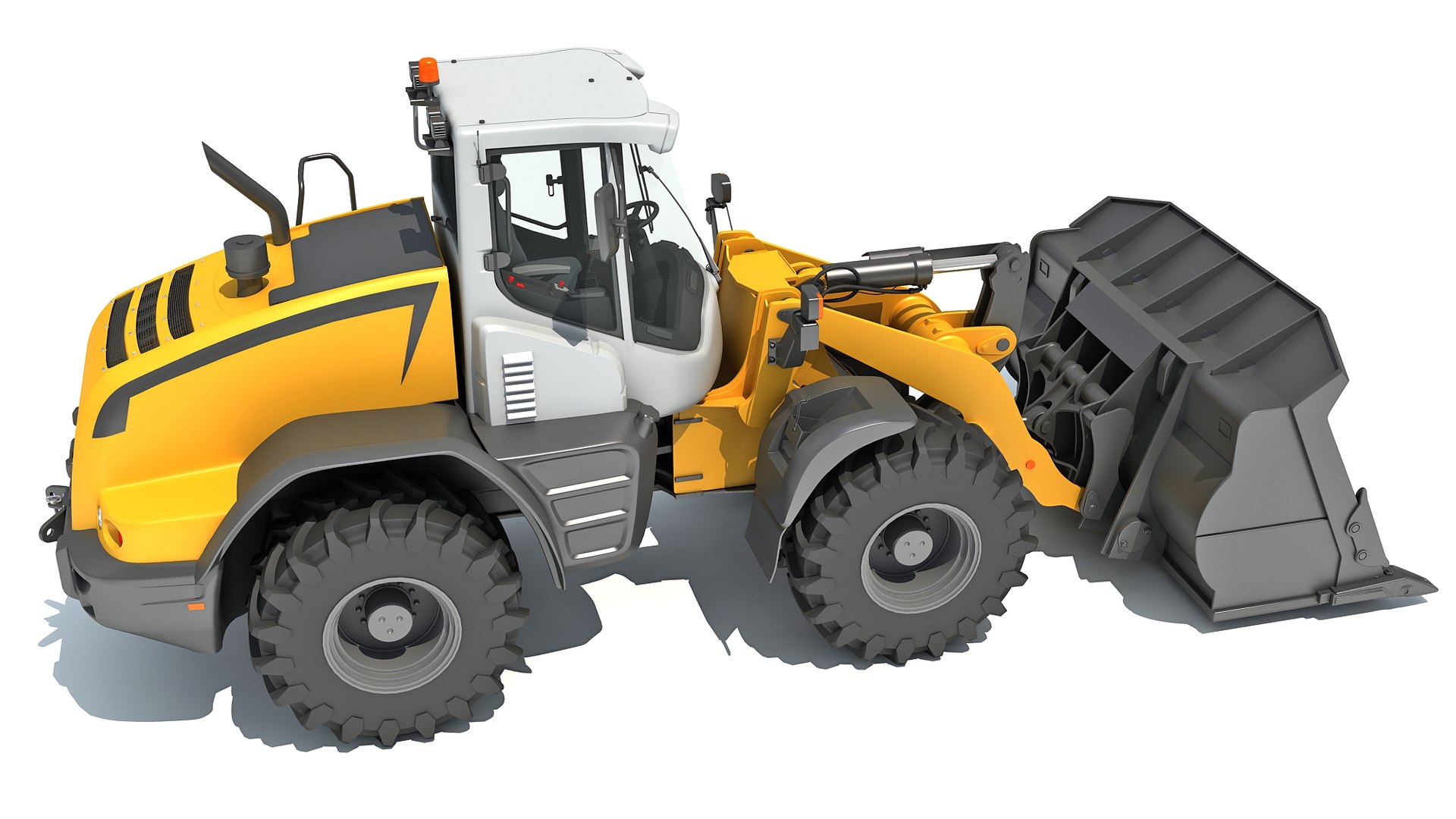 Wheel load loader 3D model - TurboSquid 1673299