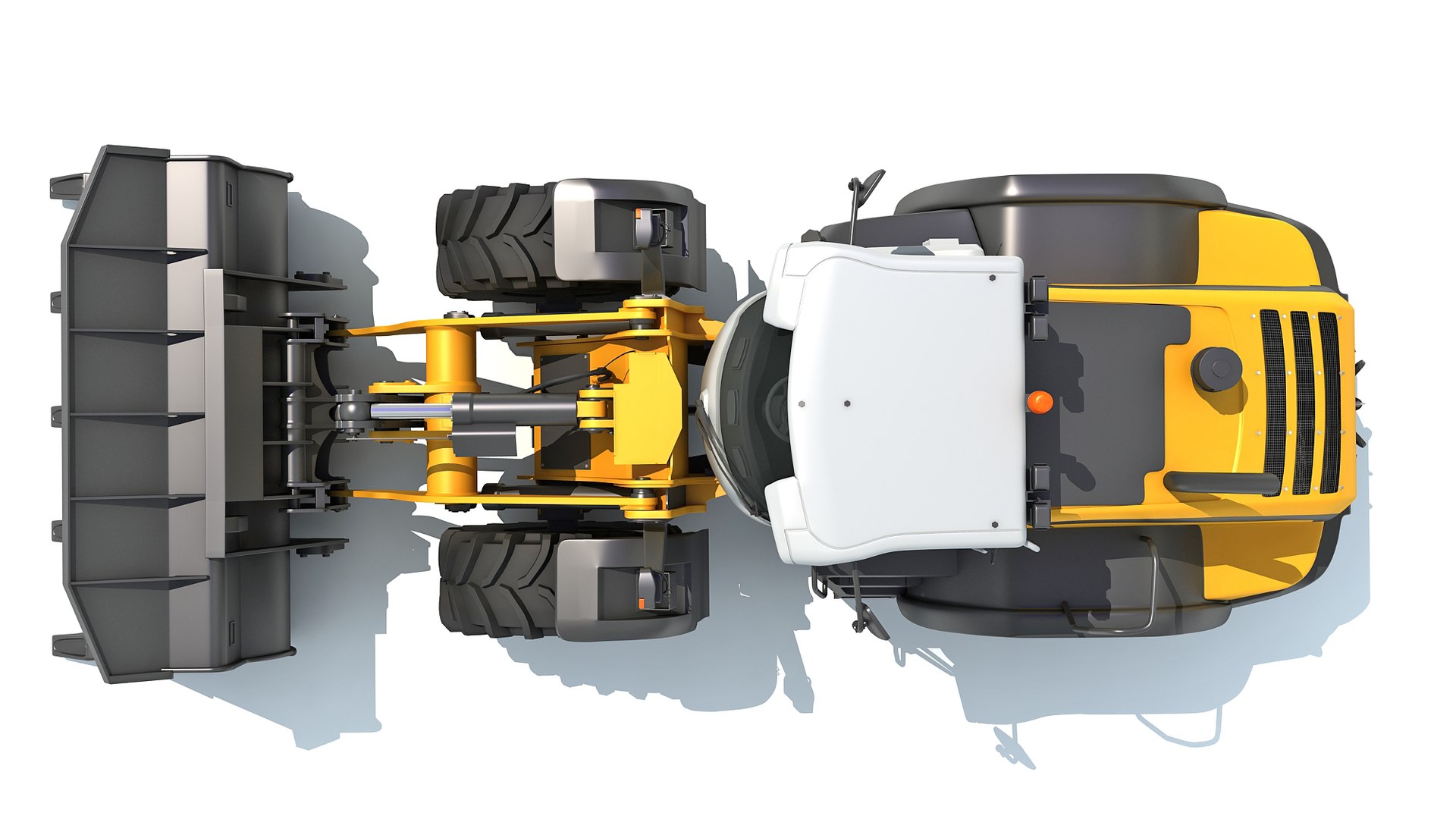 Wheel load loader 3D model - TurboSquid 1673299