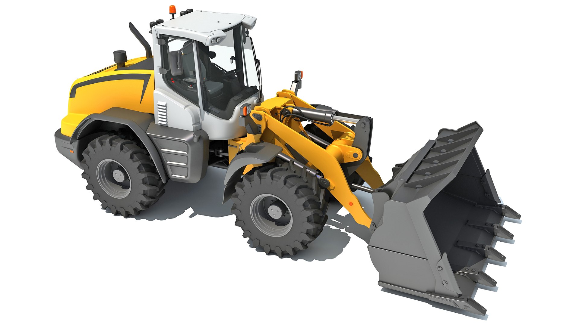 Wheel load loader 3D model - TurboSquid 1673299