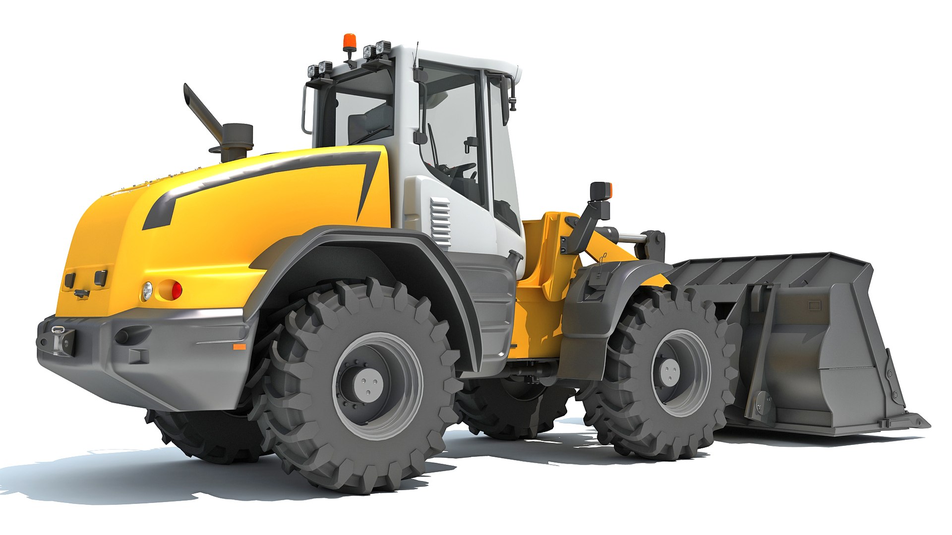 Wheel load loader 3D model - TurboSquid 1673299