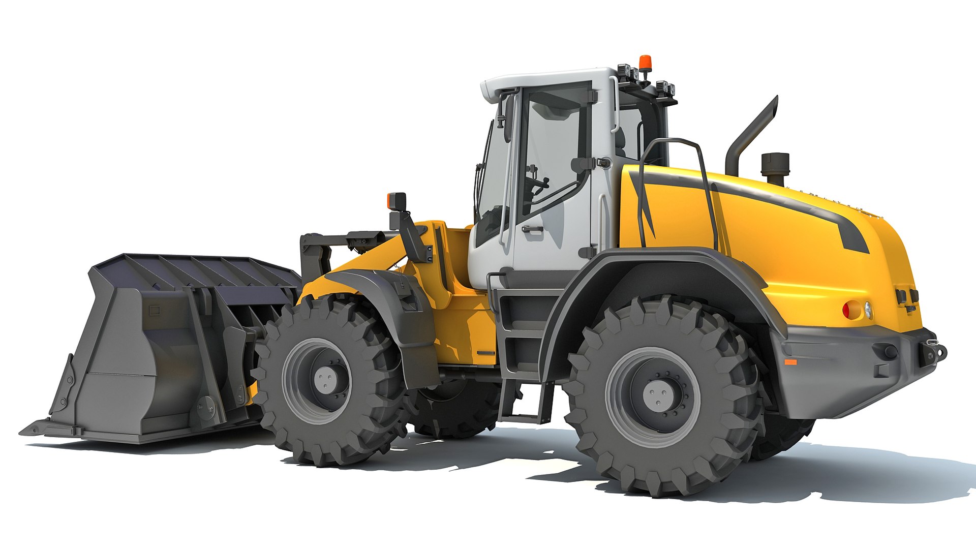 Wheel load loader 3D model - TurboSquid 1673299